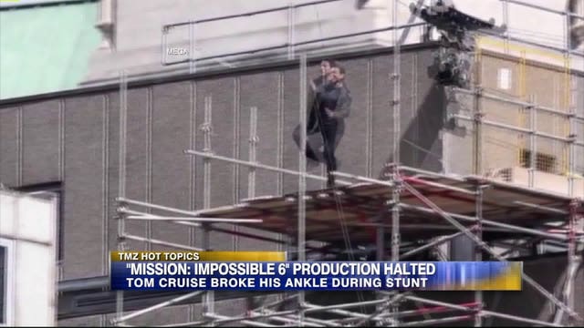 Tom Cruise is recovering after being hurt on the set of "Mission Impossible 6"