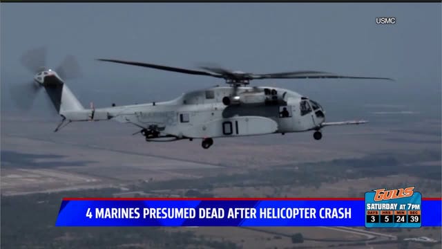 4 Marines killed in helicopter crash in California