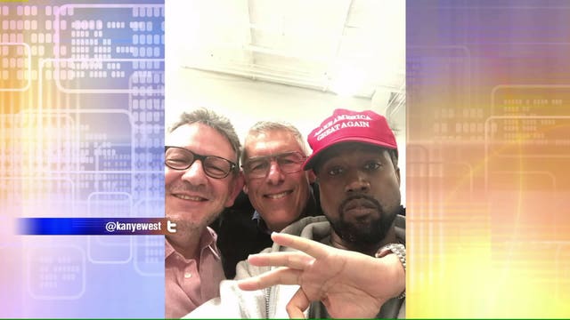 TMZ: Kanye West declares his support for President Trump on social media