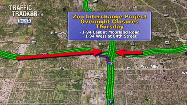 Overnight full closures: A look at the upcoming construction that could impact your commute