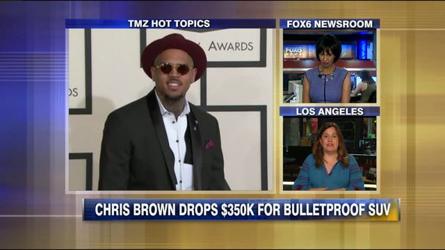 TMZ: Chris Brown drops $350K for bulletproof SUV