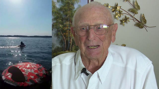 101-year-old celebrated Fourth of July on a jet ski