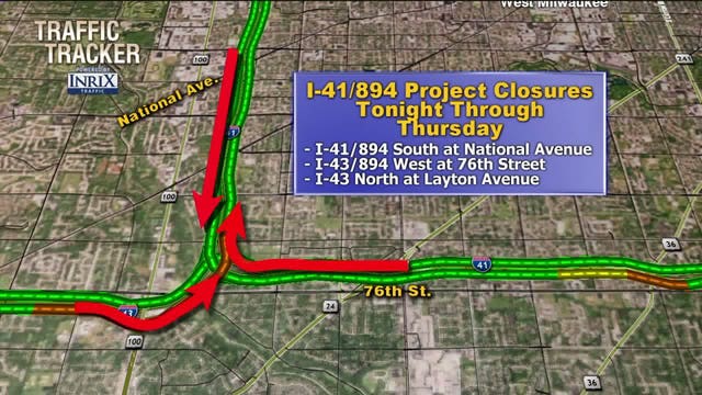 Overnight full closures: A look at the upcoming construction that could impact your commute