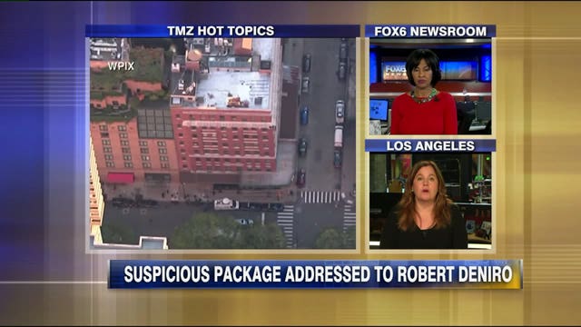 Suspicious package addressed to Robert De Niro in Tribeca