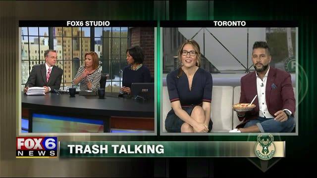 Trash talk: The Milwaukee Bucks took Game 1 against the Raptors