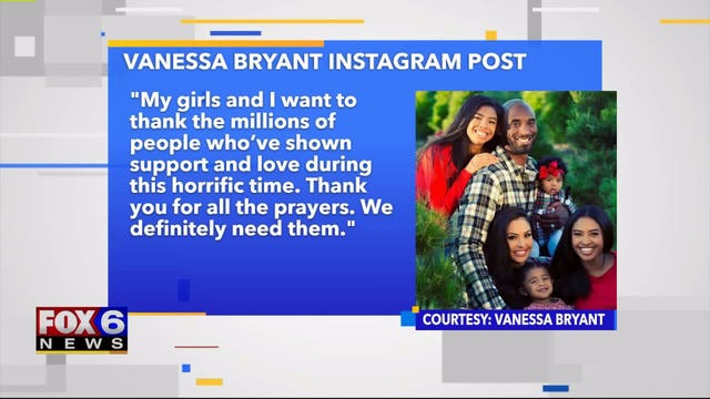 Kobe Bryant's wife speaking out for 1st time since tragic helicopter crash