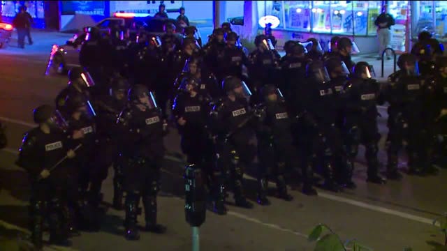 Police, protesters clash overnight near Oakland and Edgewood in Milwaukee