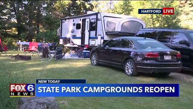 State parks reopen for campers after virus restrictions relaxed