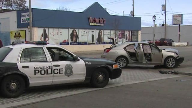 Hazmat team responds to propane leak near 5th and North after crash