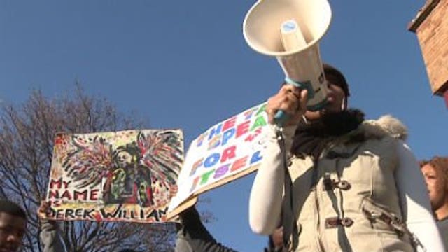 Another Sunday, another protest for group calling for Chief Flynn's removal