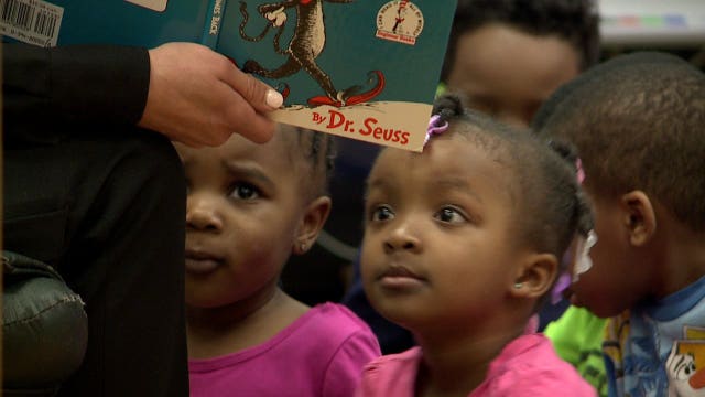 'Getting kids excited:' Milwaukee's finest reads to kids for Read Across America Day