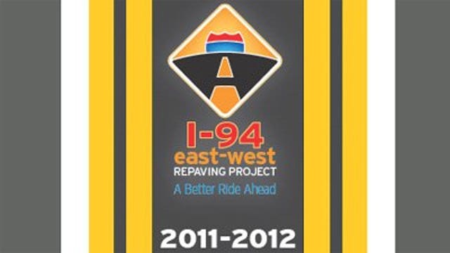 I-94 bridgework going on through Thursday, May 31st