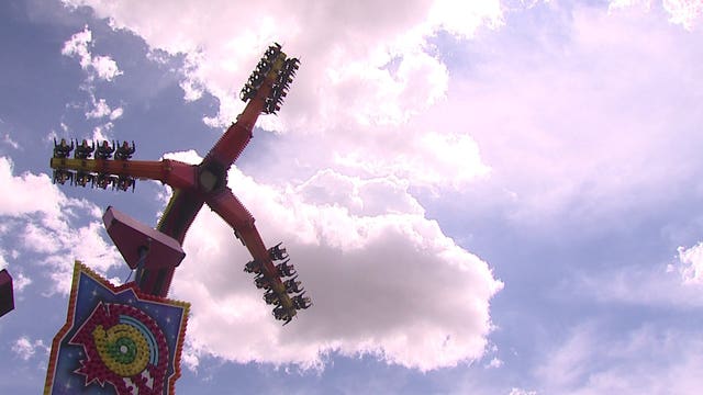 Two days to go until State Fair opens! On Tuesday, rides were being checked & re-checked