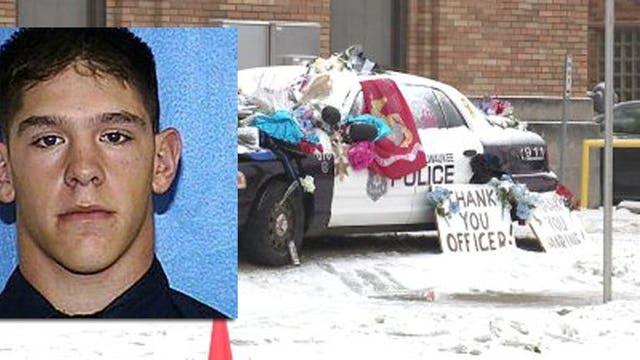 Law enforcement, military comrades will 'lean on each other' during private memorial for Officer Rittner