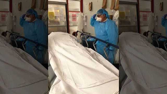 RN salutes fellow veteran who died from COVID-19 at Manatee Memorial Hospital