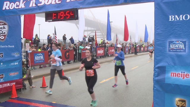 "Ultimate kickoff to Summerfest:" Thousands lace up running shoes for annual "Rock 'n Sole" Run