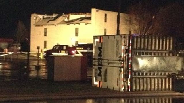 High winds knock down trees and power lines in Tennessee