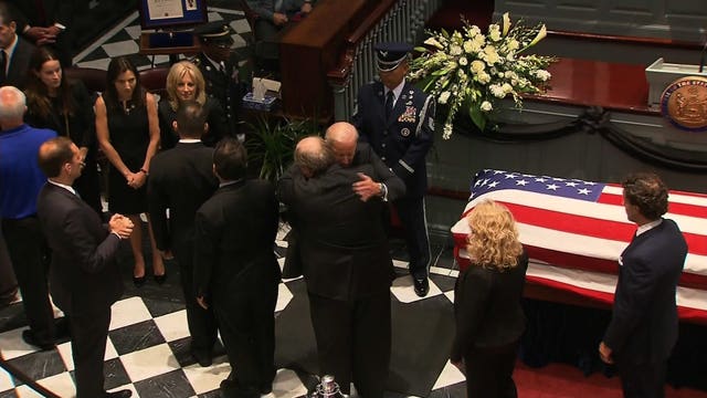 Obamas, Clintons to join Joe Biden at funeral for son Beau