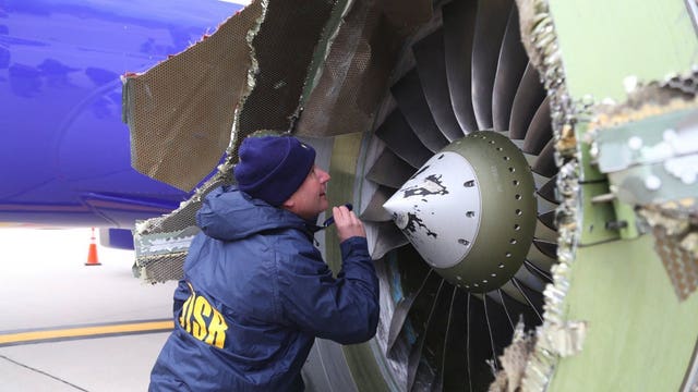 Southwest in 2017 sought more time to inspect fan blades in engines