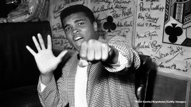 President Trump says he may pardon late boxing champion Muhammad Ali