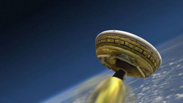 NASA to try again to get saucer-shaped craft flying on Monday