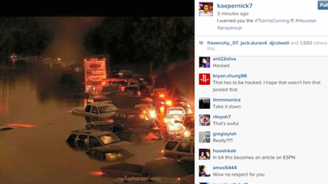 49ers QB Colin Kaepernick apologizes for ‘insensitive’ post about deadly Houston storms