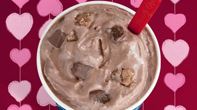 Dairy Queen selling a 'Singles Blizzard' on Valentine's Day