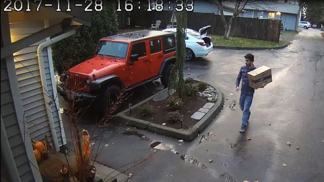 Amazon delivery driver arrested after stealing package off porch