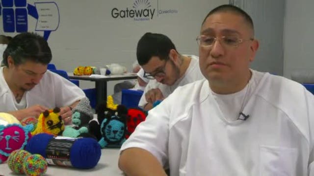 Texas inmates crochet for kids