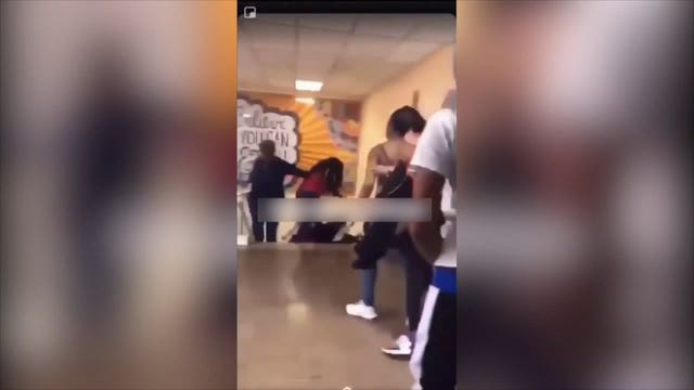Video captures security guard being pushed down stairs during fight at MPS school 