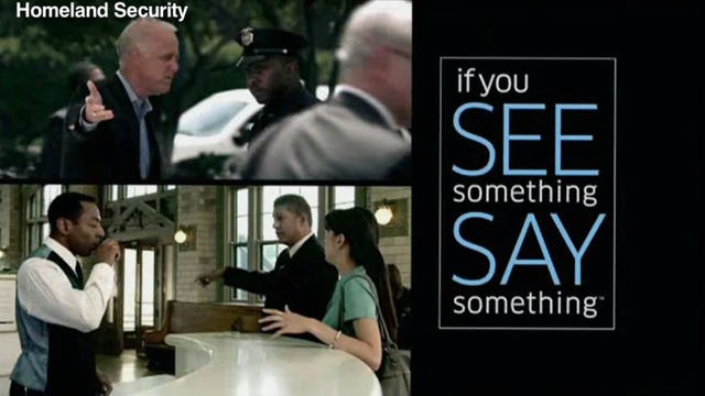 "See Something, Say Something" campaign encourages public to be vigilant and alert