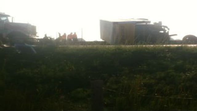 All lanes on I-94 near WIS 11 reopen following semi rollover