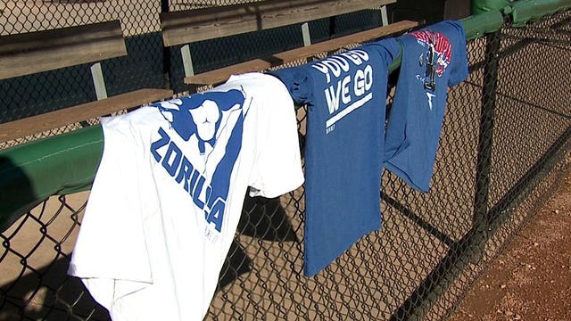 "This isn't real life:" Apparel company started in Franklin catches fire with Chicago Cubs