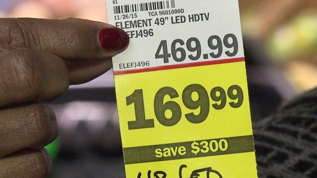Deep discounts abound: Holiday shoppers declare, "It actually feels really good"