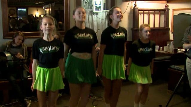 Fueling up on St. Patrick's Day at Silver Spring House in Glendale