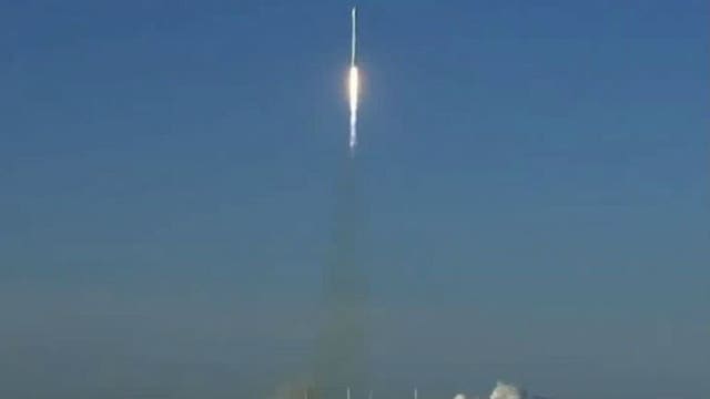 SpaceX rocket booster lands on floating platform; Tess satellite headed toward orbit