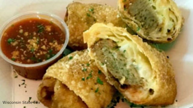 Albanese's Spaghetti and Meatballs Mozzarella Sticks wins the 2017 State Fair "Sporkies" competition