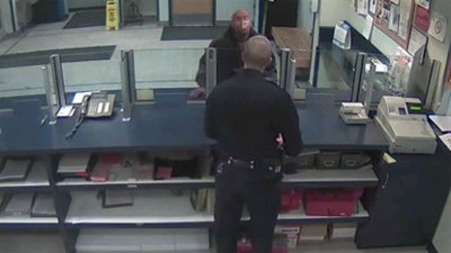 Suspect arrested, charged after spitting on police officer