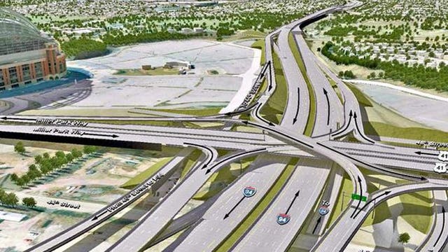 State considers two options for rebuilding Stadium interchange, stretch of I-94
