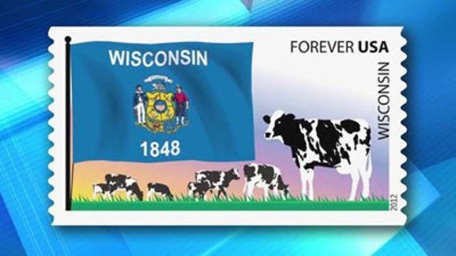 Governor Walker unveils new Wisconsin stamp