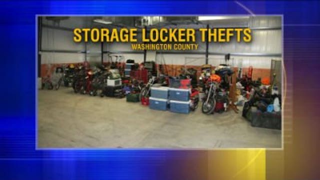BUSTED: Accused of burglarizing 100 storage units, two now in custody