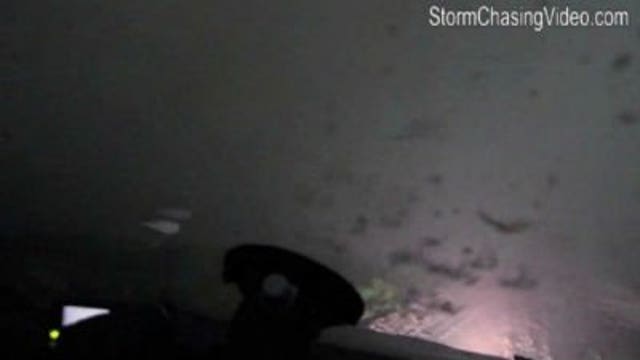 VIDEO: Storm chasers record footage inside Kansas tornado