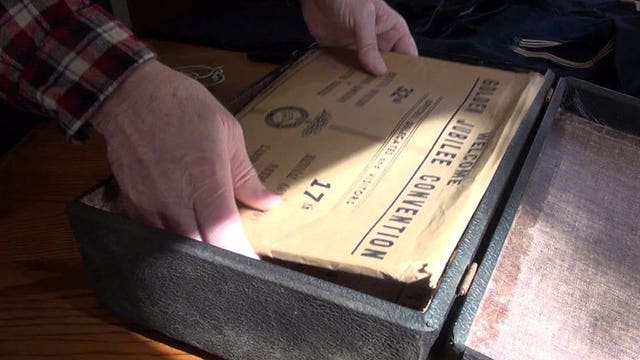 Suitcase "closed:" Rummage relic returned to family of Otto Harthun