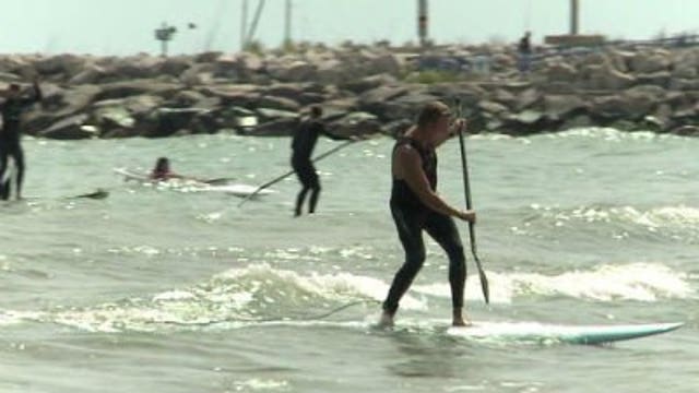 Surfing and outdoor ice skating in September?!