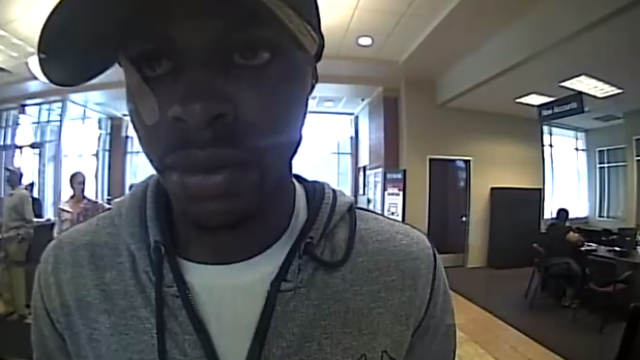 Caught on camera: Police need help identifying bank robbery suspect