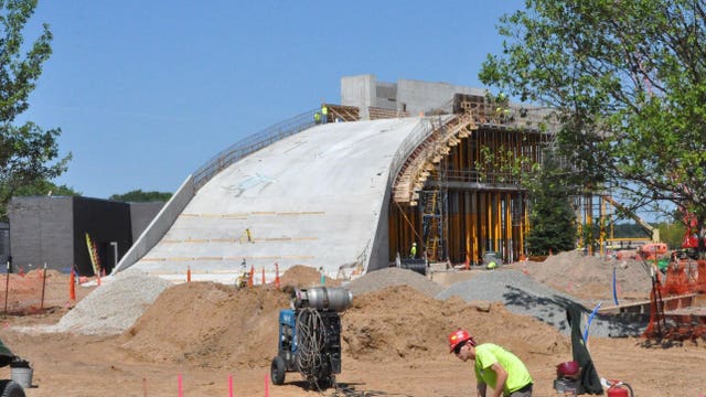 Take a look! Titletown District sled, tubing hill is taking shape