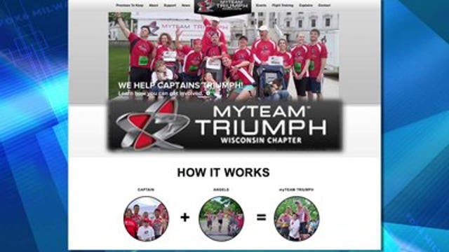 myTEAM TRIUMPH group on Marathon course when bombs went off