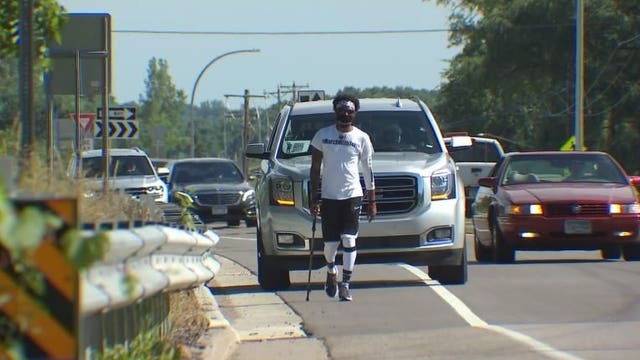 Moved by the death of George Floyd, Alabama man walks to Minneapolis as tribute