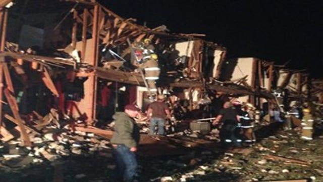 Officials: Texas blast left nearly 100-foot-wide crater