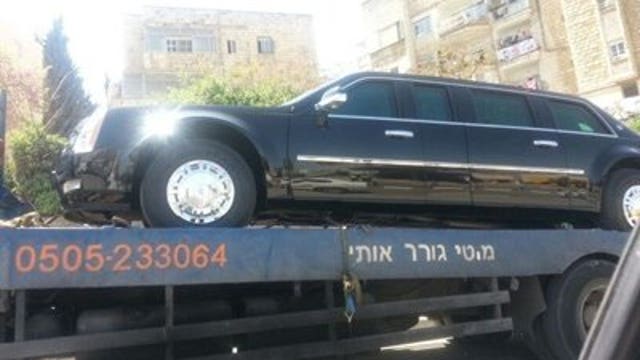 Presidential limo breaks down ahead of Obama's arrival